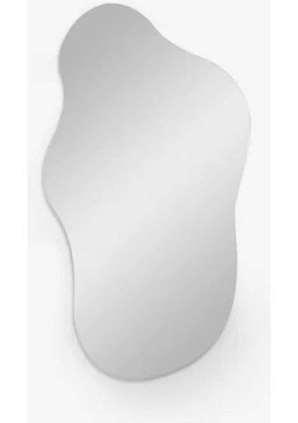 130 cm Asimetrik Duvar Dekorasyon Aynası - Konsol Üstü Salon Dekorasyon AYNASI-653