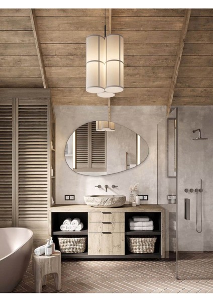 200 cm Asimetrik Duvar Dekorasyon Aynası - Konsol Üstü Salon Dekorasyon AYNASI-178 modelleri