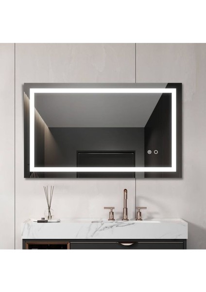 70 cm Ledli Banyo Aynası-Konsol Makyaj Aynası