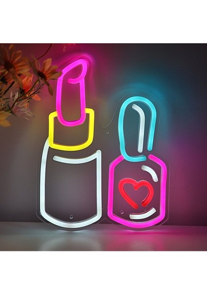 90 cm Kumandalı Neon LED Tasarım Duvar Dekor Aydınlatması - Özelleştirilebilir LED Tabela-59 fırsatları