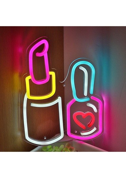 90 cm Kumandalı Neon LED Tasarım Duvar Dekor Aydınlatması - Özelleştirilebilir LED Tabela-59 indirimleri