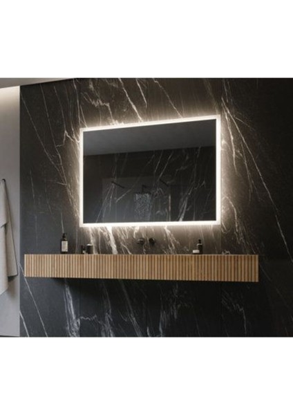 80 cm Ledli Banyo Aynası-Konsol Makyaj Aynası