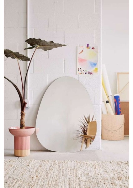 200 cm Asimetrik Duvar Dekorasyon Aynası - Konsol Üstü Salon Dekorasyon AYNASI-521 fiyatları