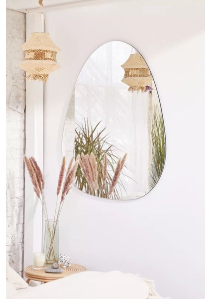 200 cm Asimetrik Duvar Dekorasyon Aynası - Konsol Üstü Salon Dekorasyon AYNASI-521 fırsatları