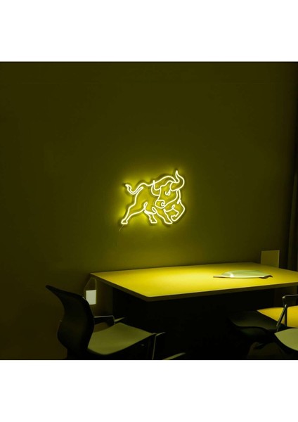 90 cm Kumandalı Neon LED Tasarım Duvar Dekor Aydınlatması - Özelleştirilebilir LED Tabela-90 modelleri