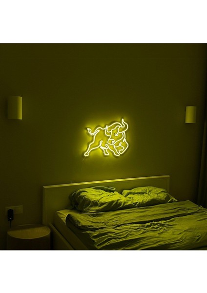 90 cm Kumandalı Neon LED Tasarım Duvar Dekor Aydınlatması - Özelleştirilebilir LED Tabela-90 indirimleri