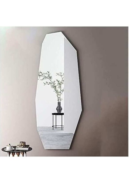 100 cm Asimetrik Duvar Dekorasyon Aynası - Konsol Üstü Salon Dekorasyon AYNASI-795