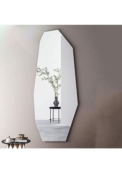 100 cm Asimetrik Duvar Dekorasyon Aynası - Konsol Üstü Salon Dekorasyon AYNASI-795