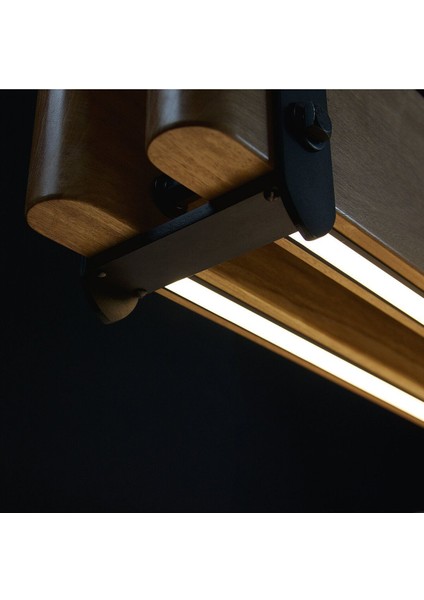 160 cm Modern Tasarımlı Dekoratif Aydınlatma Avizesi -Doğal Masif Ahşap Iç Mekan Aydınlatması fiyatları