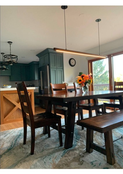 180 cm Modern Tasarımlı Dekoratif Aydınlatma Avizesi -Doğal Masif Ahşap Iç Mekan Aydınlatması fiyatları