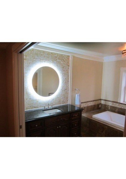 70 cm Ledli Banyo Aynası-Konsol Makyaj Aynası