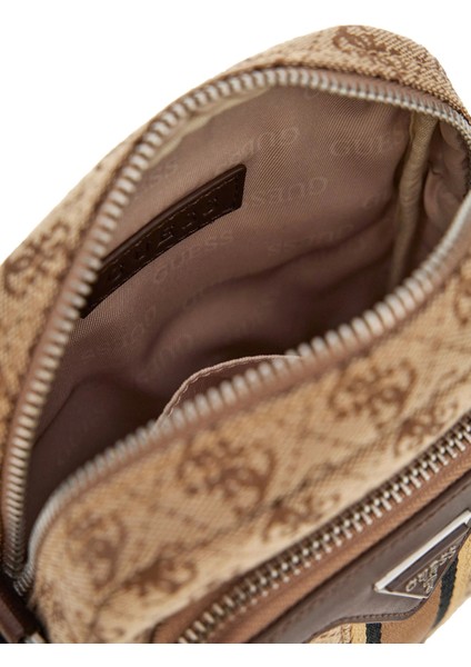 Erkek Bej Kahverengi Milano Ön Cepli Crossbody Çanta modelleri