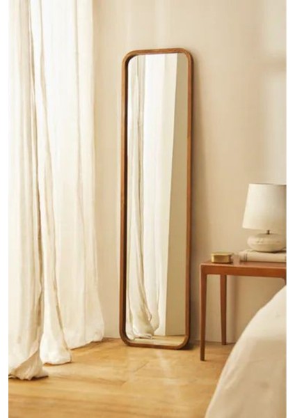 170 cm Dekoratif Duvar Boy Aynası-Doğal Ahşap Masif Çerçeveli(Özelleştirilebilir)-70 fiyatları