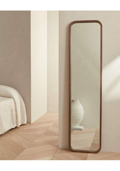 170 cm Dekoratif Duvar Boy Aynası-Doğal Ahşap Masif Çerçeveli(Özelleştirilebilir)-70 modelleri