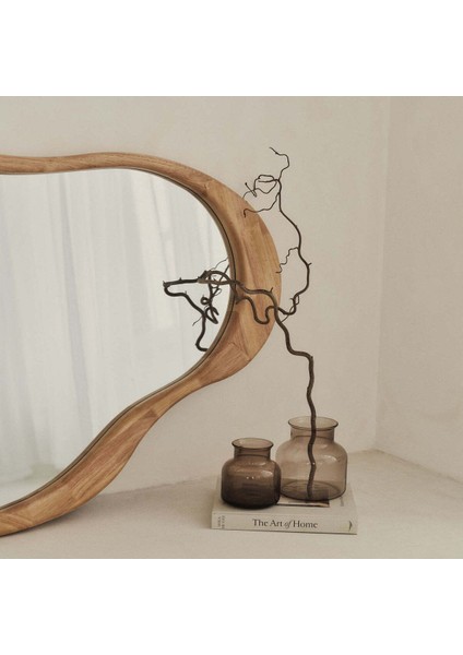 130 x 80 cm Dekoratif Tasarım Ahşap Konsol Üstü Duvar Aynası - Pinterest Duvar Dekor Aynası - 49 fiyatları