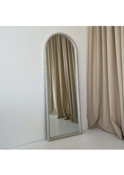 170 x 60 cm Doğal Ahşap Oval Boy Aynası - Dekoratif Oval Boy Aynası 1 fırsatları