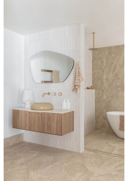 150 cm Asimetrik Duvar Dekorasyon Aynası - Konsol Üstü Salon Dekorasyon Aynası-33 fırsatları