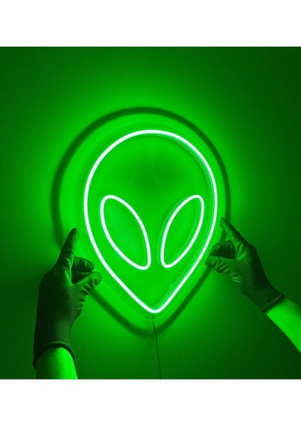 90 cm Kumandalı Neon LED Tasarım Duvar Dekor Aydınlatması - Özelleştirilebilir LED Tabela