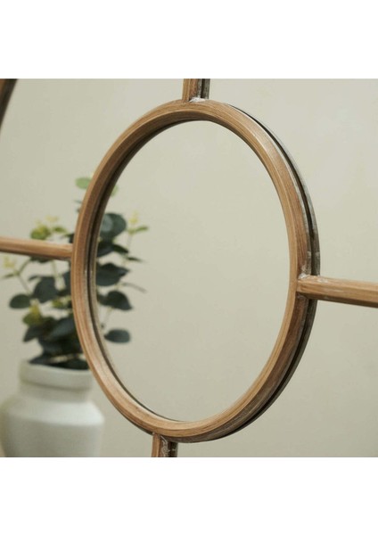90 cm Dekoratif Tasarım Ahşap Konsol Üstü Duvar Aynası - Pinterest Duvar Dekor Aynası - 45 modelleri