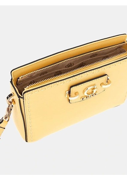 Kadın Sarı Nastra Mini Üstten Fermuarlı Crossbody Çan fiyatları