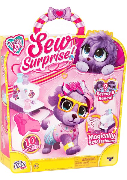 Scruff A Luvs Moda Oyun Seti - Mor