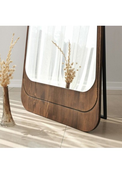 180 cm Asimetrik Dekoratif Duvar Boy Aynası-Doğal Ahşap Masif ÇERÇEVELI(ÖZELLEŞTIRILEBILIR)-267 fiyatları