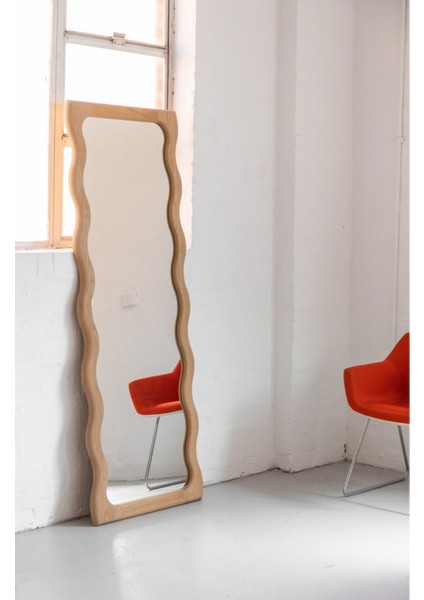 180 cm Dekoratif Duvar Boy Aynası-Doğal Ahşap Masif ÇERÇEVELI(ÖZELLEŞTIRILEBILIR)-520 fırsatları