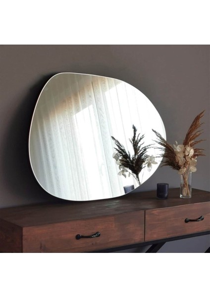 180 cm Asimetrik Duvar Dekorasyon Aynası - Konsol Üstü Salon Dekorasyon AYNASI-439 fırsatları