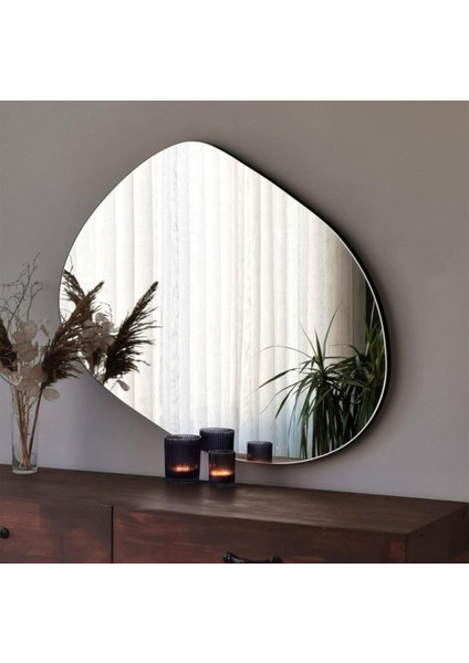 180 cm Asimetrik Duvar Dekorasyon Aynası - Konsol Üstü Salon Dekorasyon AYNASI-439 indirimleri