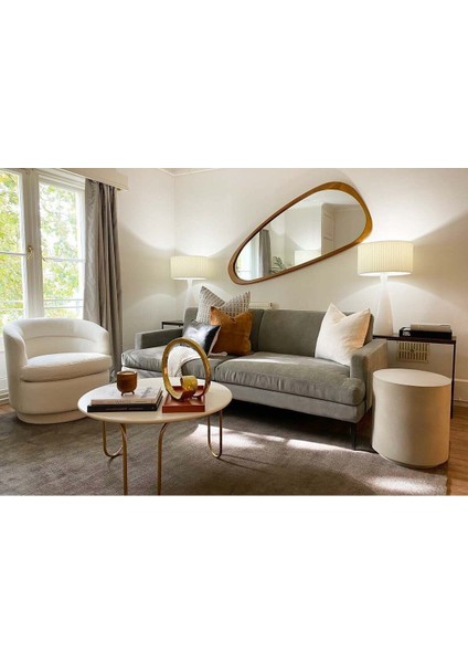 200 cm Asimetrik Dekoratif Duvar Boy Aynası-Doğal Ahşap Masif ÇERÇEVELI(ÖZELLEŞTIRILEBILIR)-177 fırsatları