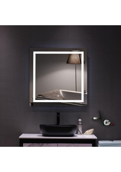 70 cm Ledli Banyo Aynası-Konsol Makyaj Aynası