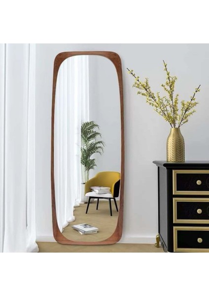 160 cm Dekoratif Duvar Boy Aynası-Doğal Ahşap Masif ÇERÇEVELI(ÖZELLEŞTIRILEBILIR)-489 fiyatları