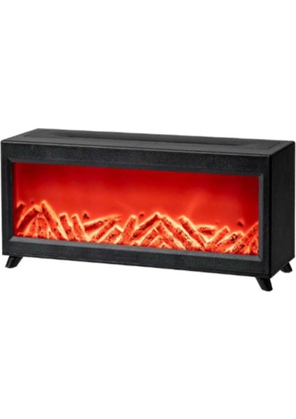 Şömine Modeli Işıklı Difüzör Ayaklı Kumandalı