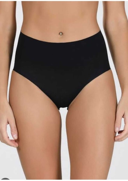 Kadın 2'li Siyah ve Beyaz Dikişsiz Lazer Kesim Iz Yapmaz Slip Külot fiyatları