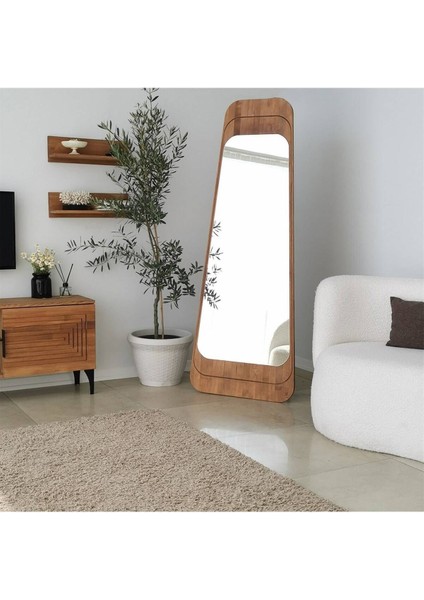 150 cm Asimetrik Dekoratif Duvar Boy Aynası-Doğal Ahşap Masif ÇERÇEVELI(ÖZELLEŞTIRILEBILIR)-204 indirimleri