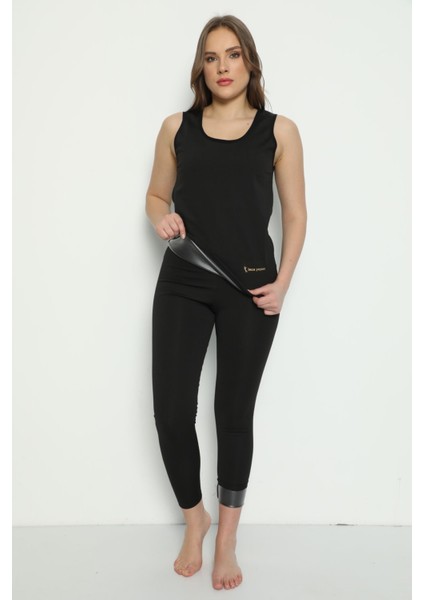 Sauna termal takım atlet + tayt takım