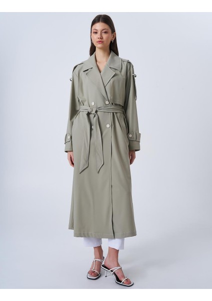KAYRA Trençkot KA-B25-14026 Küf Rengi