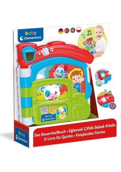 17652 Baby Clementoni - Bebek Kitabı