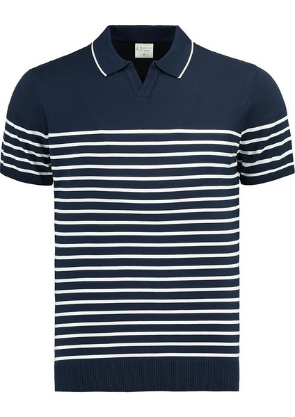 Premium Erkek Triko Polo Tişört Emiliano