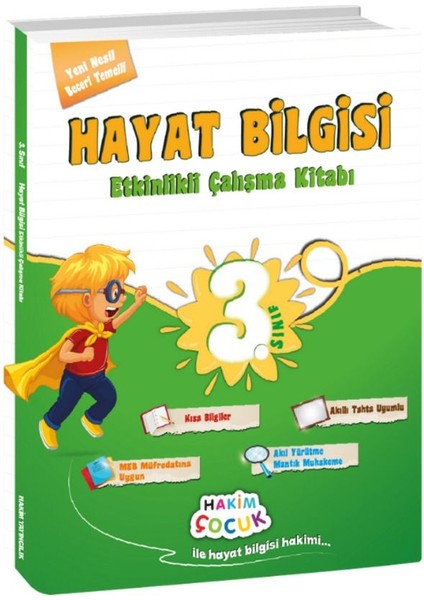3. Sınıf Hayat Bilgisi Etkinlikli Çalışma Kitabı