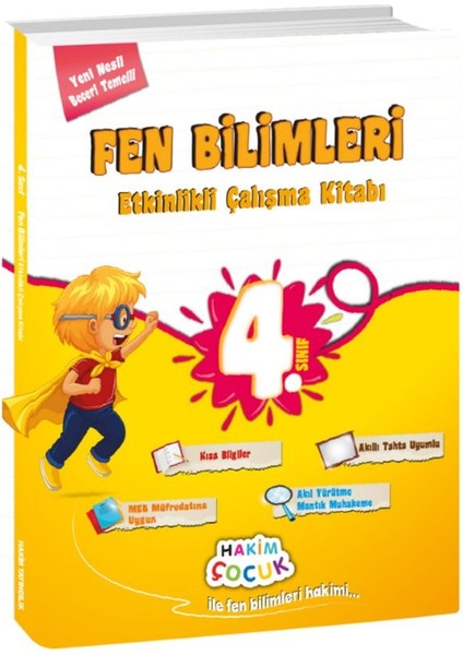 4. Sınıf Fen Bilimleri Etkinlikli Çalışma Kitabı