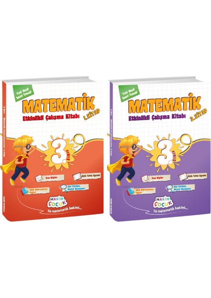 3. Sınıf Matematik Etkinlikli Çalışma Kitabı (1. ve 2. Kitap Set)