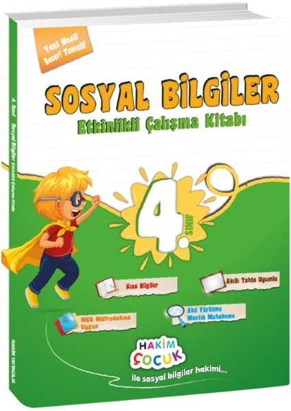 4. Sınıf Sosyal Bilgiler Etkinlikli Çalışma Kitabı