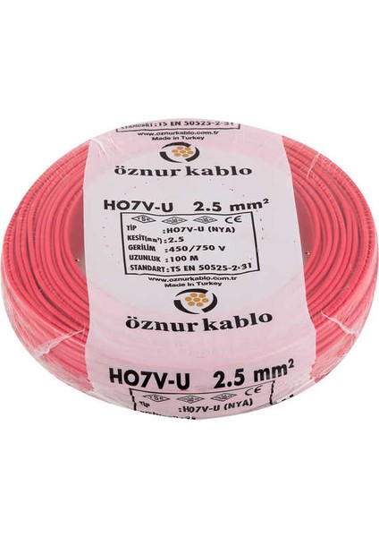 2,5 mm Nya Kablo