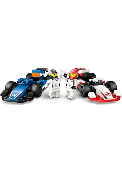 60464 LEGO City F1 Williams Racing ve Haas F1 Yarış Arabaları 92 Parça +4 Yaş
