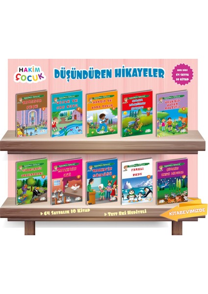 Düşündüren Hikayeler Hikaye Seti (3. ve 4. Sınıf Hikaye Seti) fiyatları