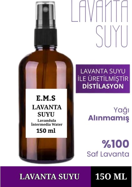 150 ml Lavanta Suyu % 100 Saf Yağı Alınmamış Saç ve Cilt Bakımı.