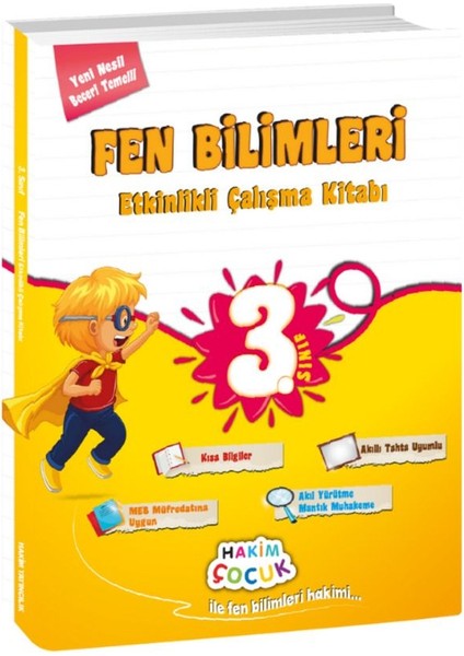 3. Sınıf Fen Bilimleri Etkinlikli Çalışma Kitabı