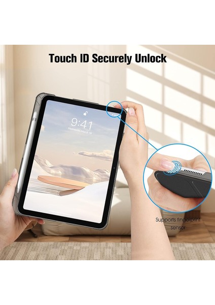 iPad (A16) 11 Nesil 11 Inç 2025, iPad 10 Nesil 10,9 Inç 2022 Uyumlu Tablet Kılıfı Akıllı Smart Uyku Modlu Katlanabilir Arkası Renkli Standlı Kılıf +Ekran Koruyucu Cam+Kalem 3'lü Set A3354 A3355 A3356 indirimleri