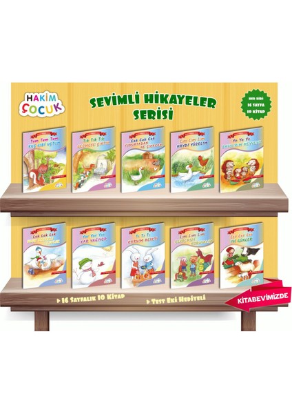Sevimli Hikayeler Hikaye Seti (1. Sınıf Hikaye Seti)